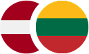 Latvia & Lithuania Flag
